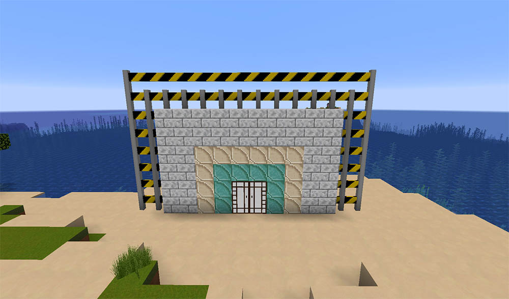 Пример постройки из новых блоков