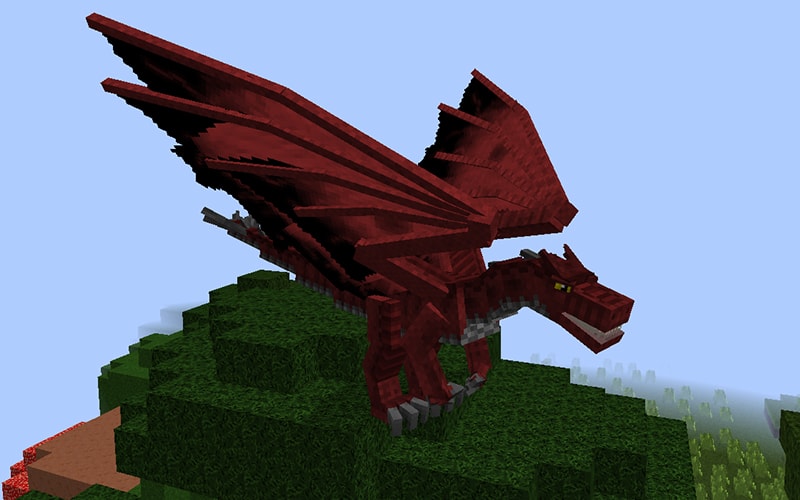 Красный королевский дракон